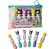 Kit marca Kuromi caneta de papelaria fofa kawaii 6 cores caneta