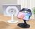￼Suporte De Mesa Para Celular E iPad ou Tablet Gira 360° Seguro com Borracha