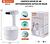 ￼Umidificador De Ar Difusor Anti Gravidade Gotas De Água Que Sobe Aromatizador Com Relógio Led 600ml