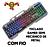Teclado Gamer Semimecânico Rgb Led Retroiluminado Computador