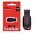 Pendrive Sandisk Usb Cruzer Blade 128gb 3.0 Preto E Vermelho Original