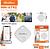￼SMATRUL Tuya/smart life Bluetooth Key Finder Wireless Smart Tracker Anti-lost Alarm Tracker Child Bag Wallet APP Record 80DB Anti Lost Tag