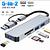￼Divisor USB 5 Em 2 5 Gbps Transmissão De Alta Velocidade Tipo C Para OTG HUB 3.0 Dock Station Adaptador Acessórios De Co