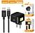 Carregador Para celular Turbo 30W Careega Rápido Para V8 Original Android