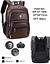 ￼Mochila Notebook Alça Cabo De Aço + Cabos Auxiliar Usb cabo auxiliar para fone Ouvido UNISSEX+ Bloqueio de senha