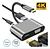 Usb 3.0 Para Vga+hdmi Conversor Adaptador Hd 1080p Computado