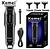 ￼Máquina de cortar cabelo elétrica corte cabelo maching trimmer sem fio dos homens profissional máquina cortar cabelo recarregável barbeiro