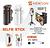Mini Tripé Pocketflex , Atualizado 2025 Jj02 Retrátil Bluetooth Com Controle Remoto , 360 ° Razunoth Luzes Duplas