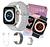 Relógio Hw68 Ultra Mini Smartwatch Serie 8 41mm 2 Pulseiras
