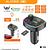 ￼Receptor Transmissor Veicular Rádio FM Tipo-C USB Pendrive Bluetooth S35
