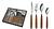 Conjunto Talheres 16 Pçs Tradicional Cabo-BMAX
