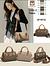 Bolsa feminina de grande capacidade 2025 novo estilo clássico couro macio xadrez travesseiro saco All-Match um ombro Bos