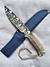 ￼Faca De Pesca Caveira Churrasco Luxo Fulltang Inox Super Afiada 31cm