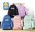 yu Snoopy Mochila Com Estojo De Lápis Para Estudante Grande Capacidade Impressão Respirável Multiuso Feminino Bonito