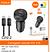 ￼Carregador Veicular 60W Turbo trpe-c e rype-c iphone Led Fonte Carro Automotivo Original