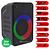 ￼Caixa de Som Luminosa RGB Bluetooth Rádio FM Conexão Microfone P2 Pendrive Cartão SD 10W