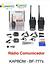 2 Radio Comunicador Walk Talk Baofeng 777s Alcance 4km Fone