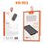 Carregador Portátil Power Bank 10000mah com 3 Saídas v8 iphone e type-c KD-951