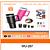 Copo com 5 peças 1200ml+470ml+400ml+240ml+140ml Com palha com marca stanly
