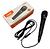 Microfone Dinamico C/ Fio 3mts P10 Karaoke P/ Caixa De Som