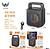 Caixa De Som Amplificada Portátil 8W Bluetooth Mp3 Fm Usb