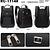 Mochila Masculina Semi Impermeavel Material Premium Homens Elegantes Compartimento Excecultivo Social 983